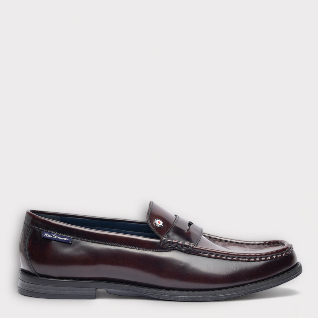 Burgundy Leather Fulford Formal Shoes