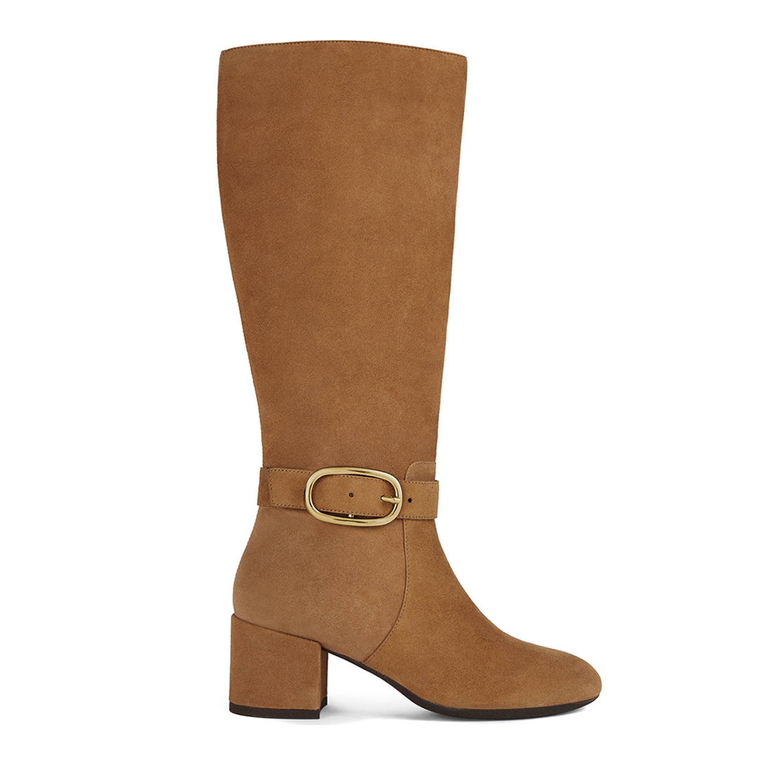 Croc Pheby 80 Leather Ankle Boot - Geox - Modalova
