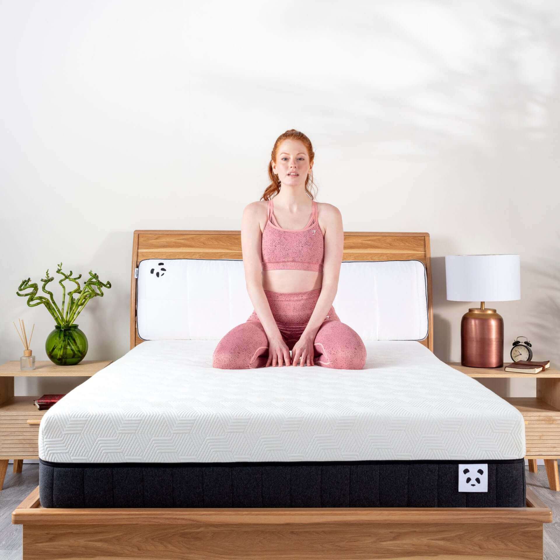 Panda London    White Panda Hybrid Bamboo Mattress Pro in Size EU Double, BrandAlley