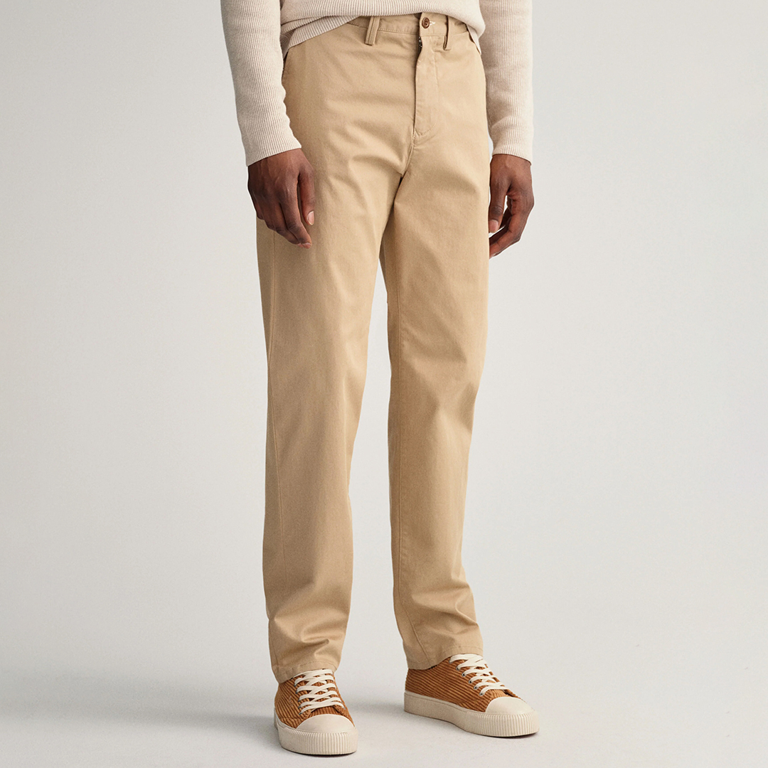 Sand Garment Dyed Twill Jeans