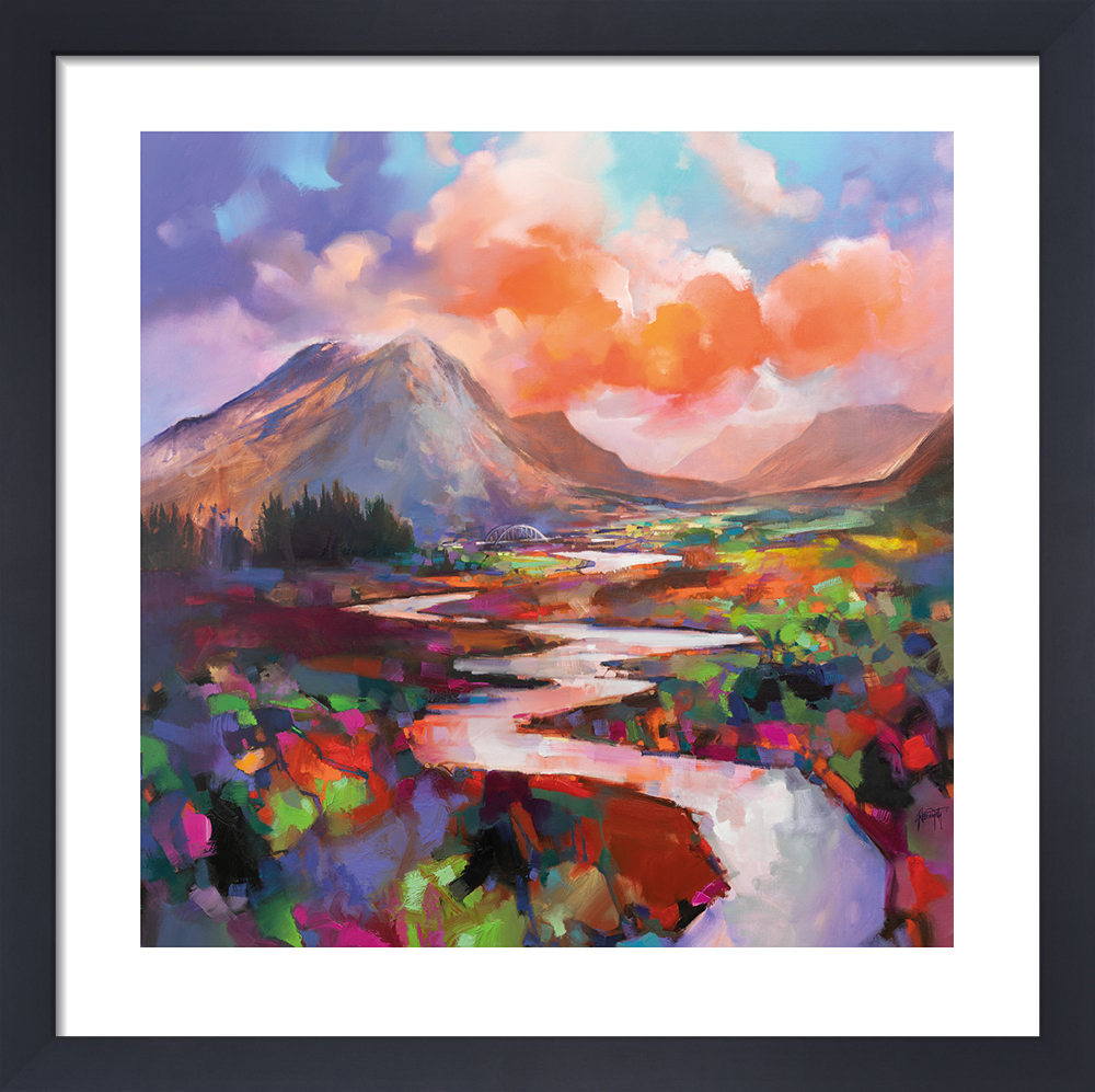Scott Naismith     Etive Flow Framed Art Print By 43Cm X 43Cm , BrandAlley