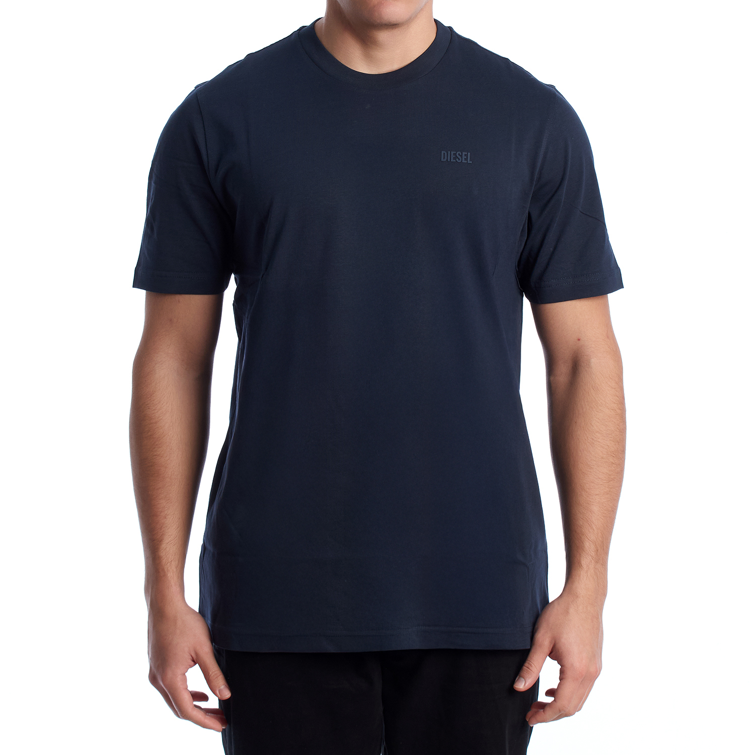 Diesel Men's   Navy Crew Neck T Shirt in Size L, BrandAlley