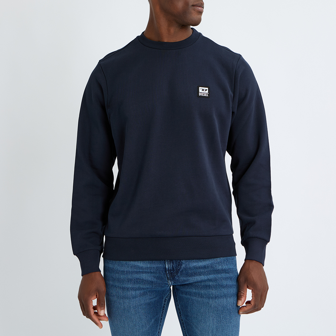 Diesel Men's   Navy Felpa Sweatshirt in Size M, BrandAlley