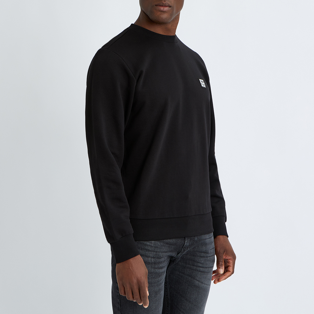 Diesel Men's   Black Felpa Sweatshirt in Size XXL, BrandAlley
