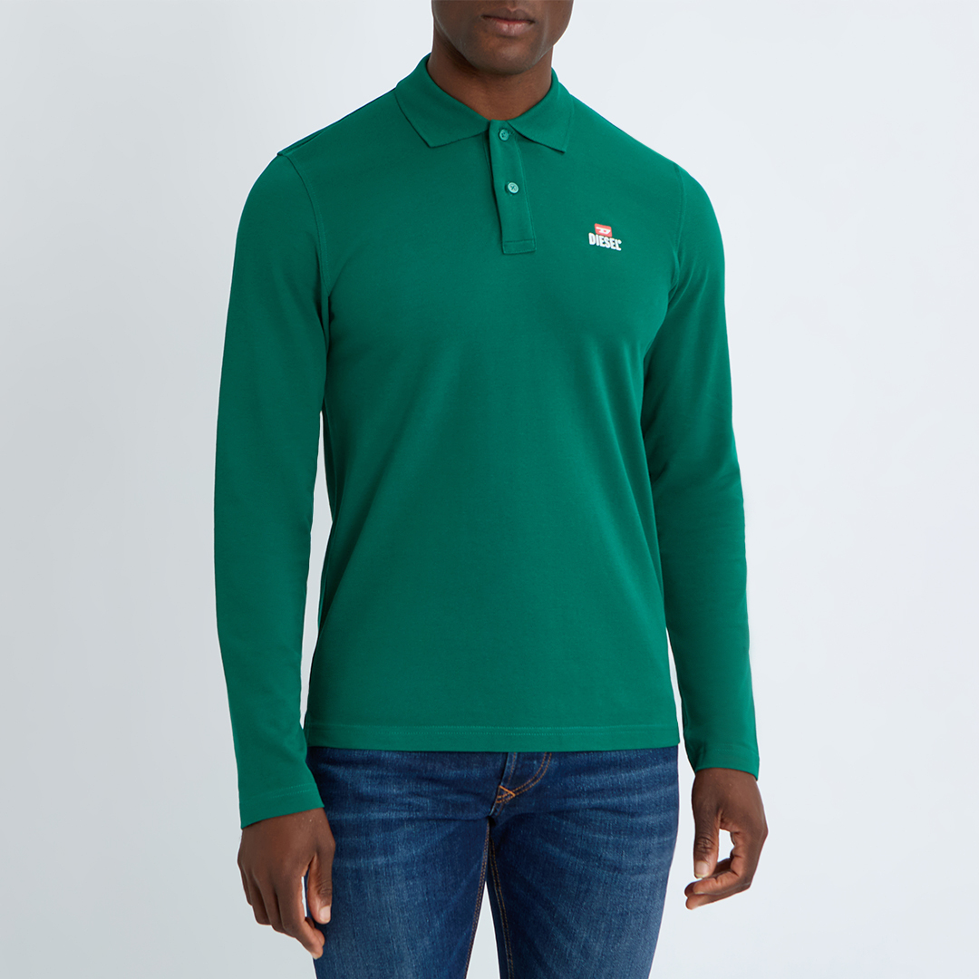 Diesel Men's   Green T-Smith Polo Top in Size XXL, BrandAlley