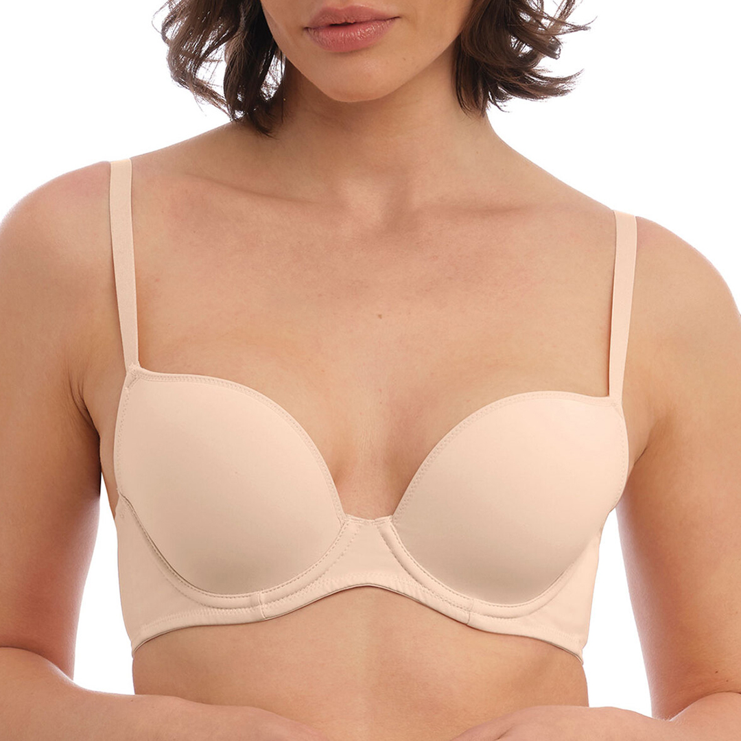 Beige Accord Underwire Plunge Bra - Wacoal - Modalova