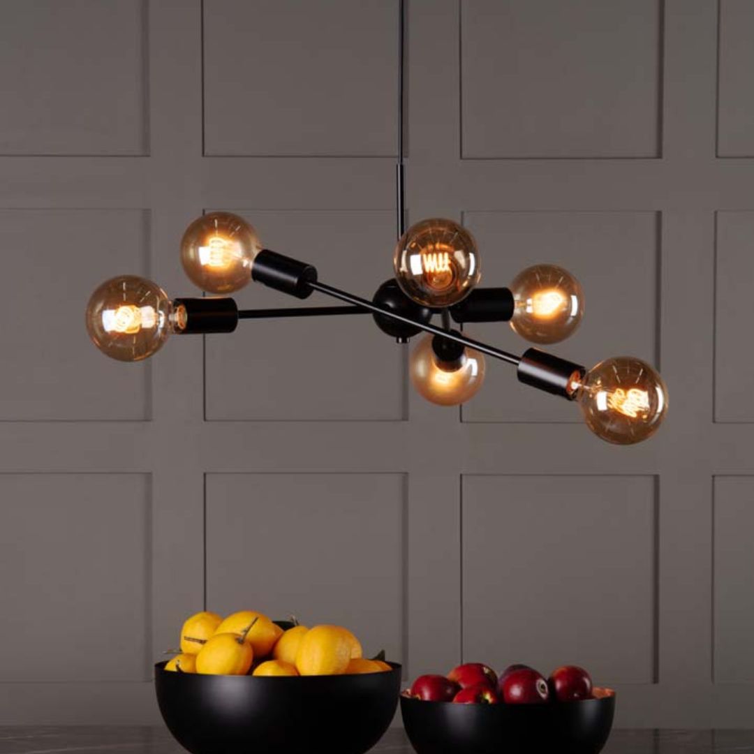Pagazzi Lighting    Black Benji Matt Ceiling Pendant , BrandAlley
