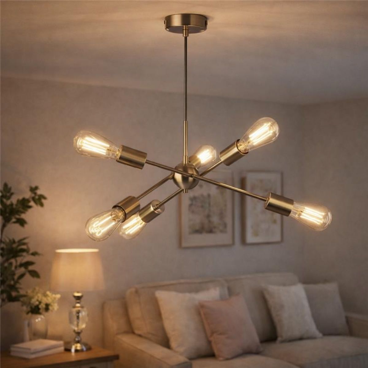 Pagazzi Lighting   Benji Antique Brass Ceiling Pendant , BrandAlley