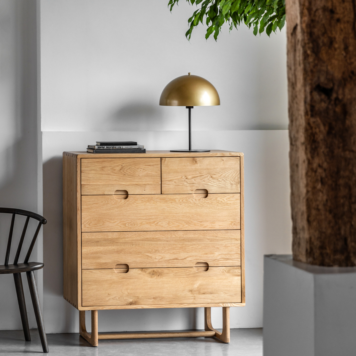 Gallery Living    Beige Timberline 5 Drawer Chest Natural in Size 5, BrandAlley