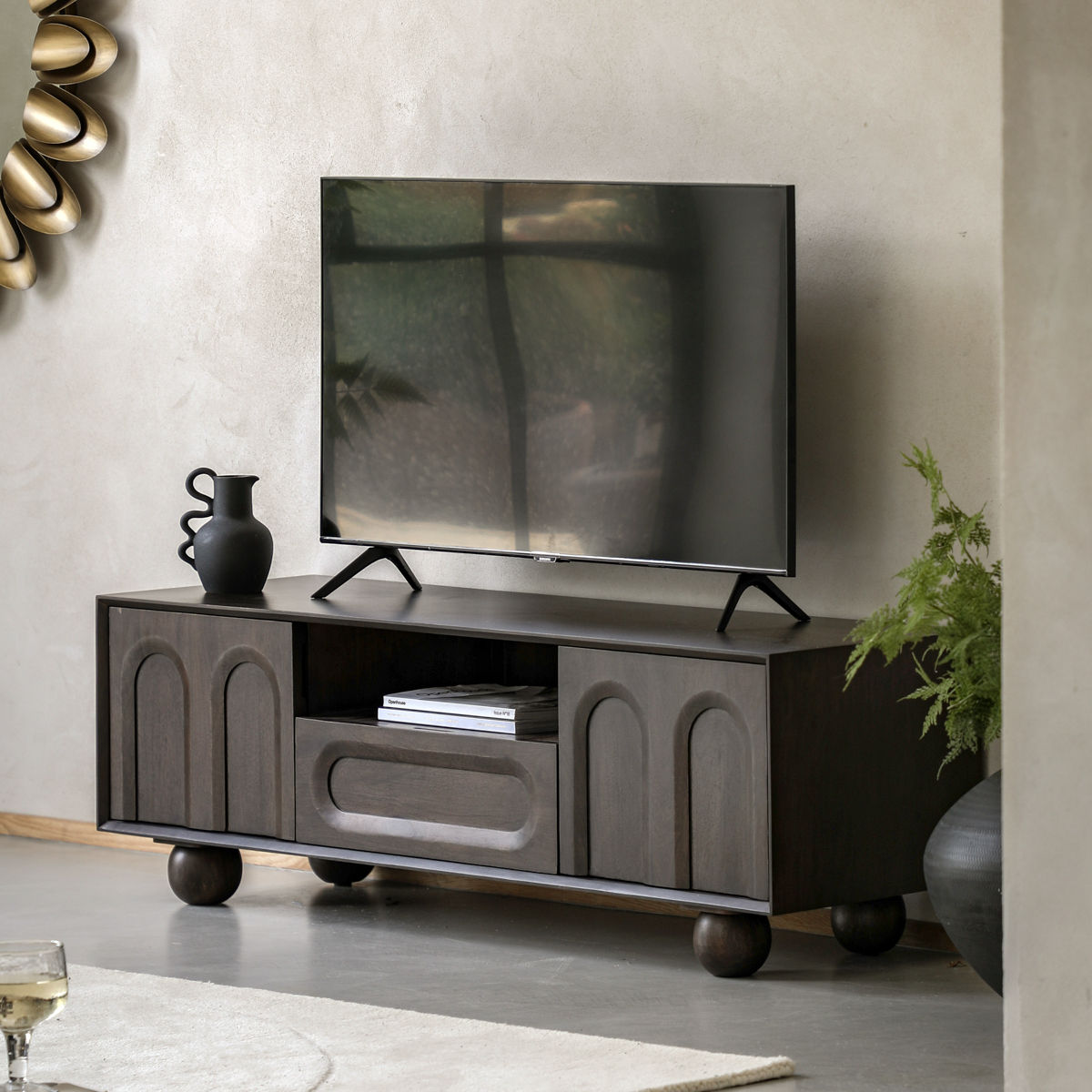 Gallery Living    Brown Nexus Media Unit in Size 2, BrandAlley