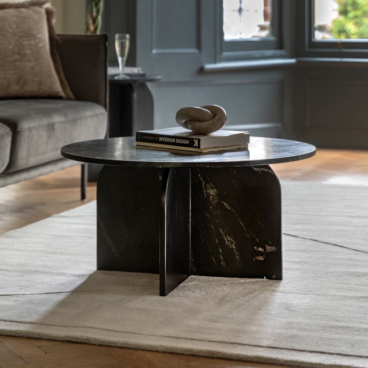 Gallery Living    Black Coastal Coffee Table in Size +44, BrandAlley