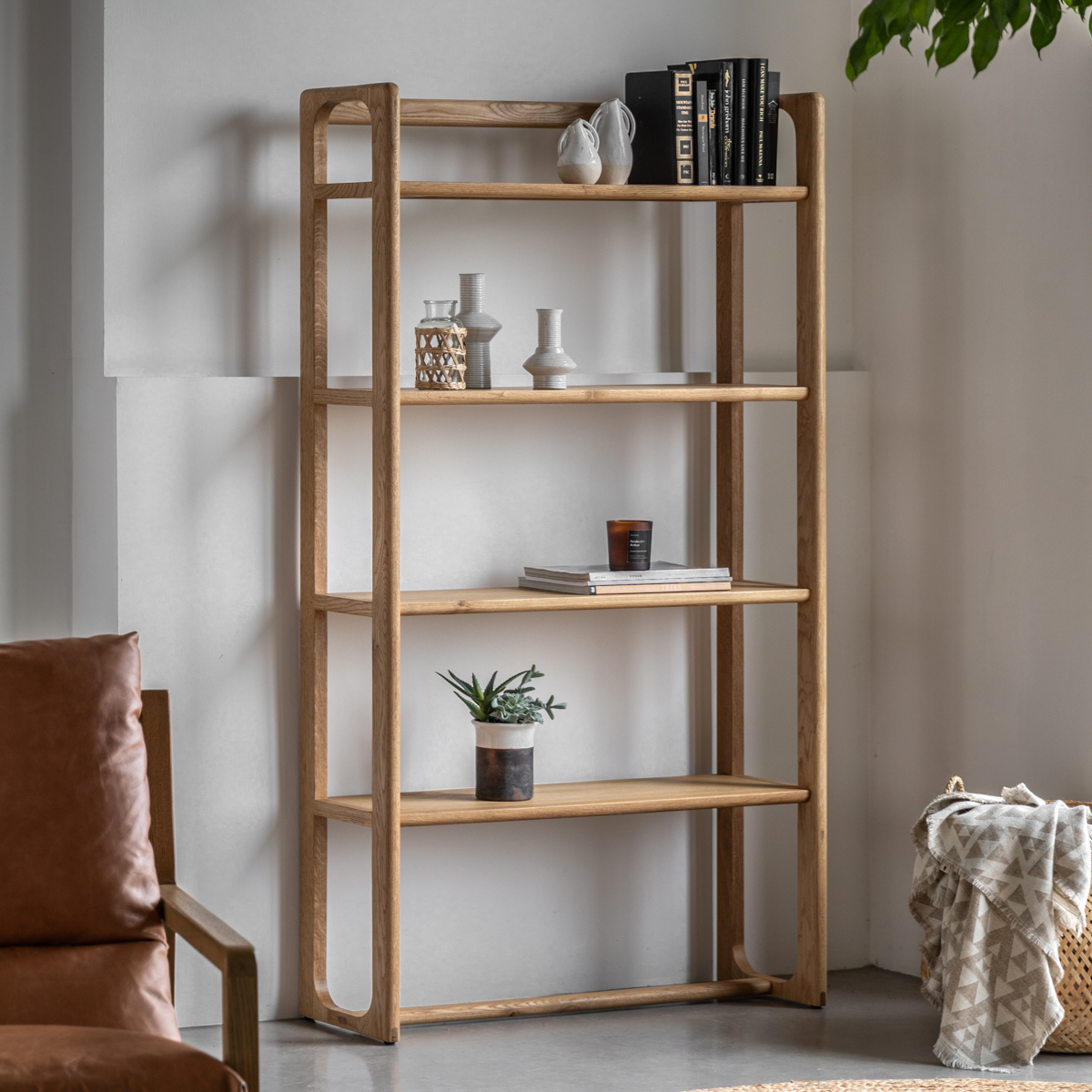 Gallery Living   Timberline Open Display Natural in Size +44, BrandAlley