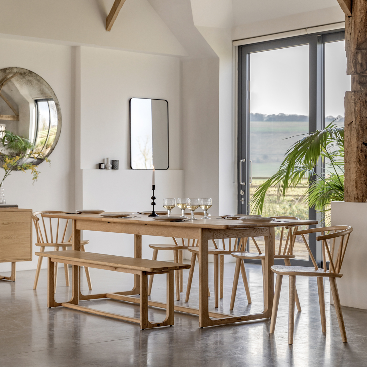Gallery Living   Timberline Ext Dining Table Natural in Size +44, BrandAlley