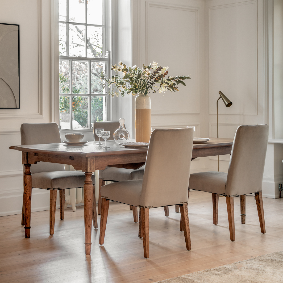 Gallery Living   Fairfield Ext Dining Table in Size 10, BrandAlley