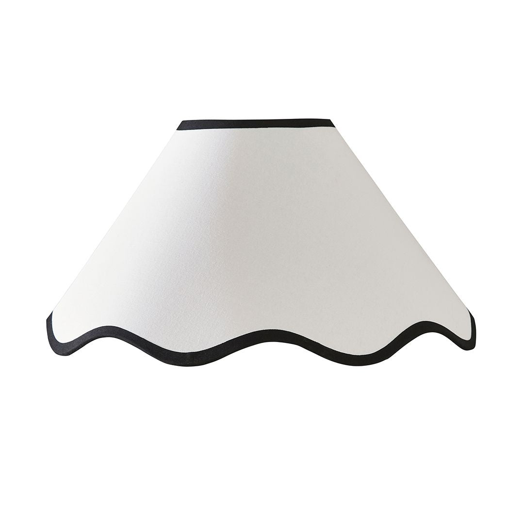 Pagazzi Lighting   Ripple Shade Off White And Black 40.5Cm , BrandAlley