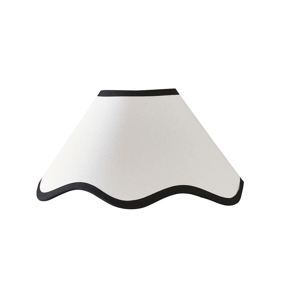 Pagazzi Lighting   Ripple Shade Off White And Black 32Cm , BrandAlley