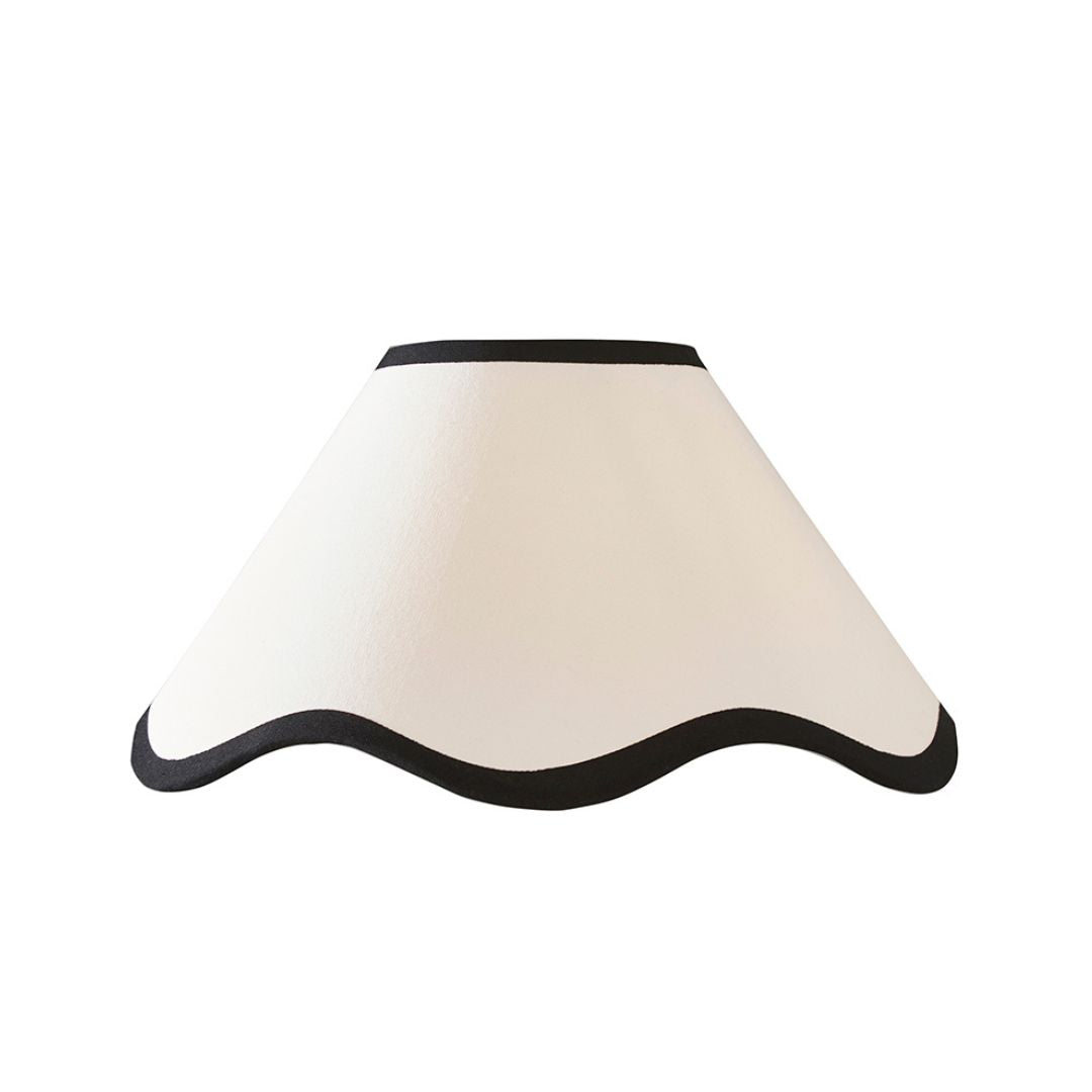 Pagazzi Lighting   Ripple Shade Off White And Black 27Cm , BrandAlley