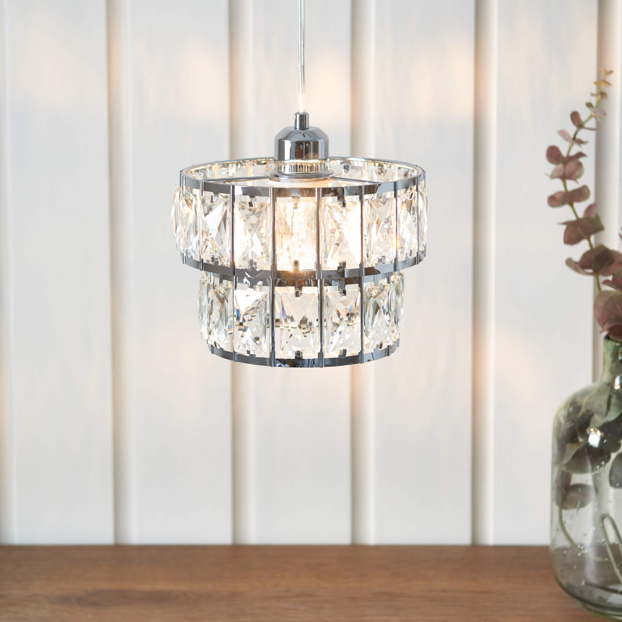 Pagazzi Lighting   Darla Clear Ceiling Pendant Shade , BrandAlley