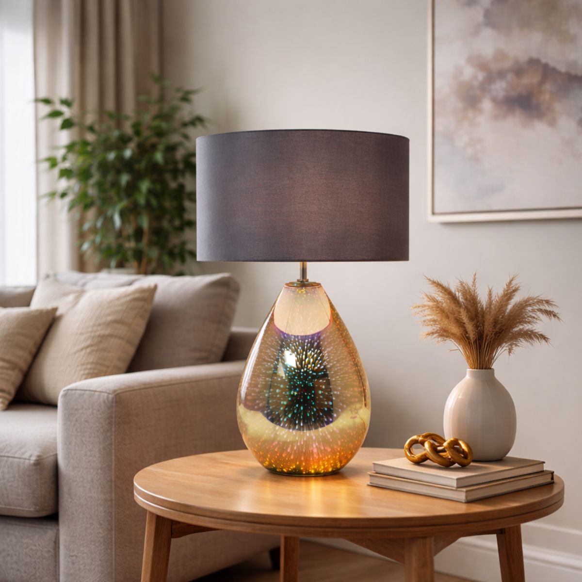 Pagazzi Lighting   Geller 61cm Glass Table Lamp , BrandAlley