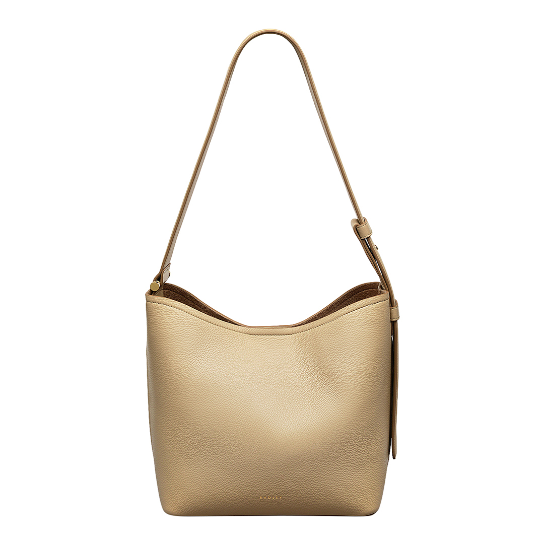 Radley Women's  Stone Bathurst Mews Medium Zip top Shoulder Handbag in Size Medium, BrandAlley