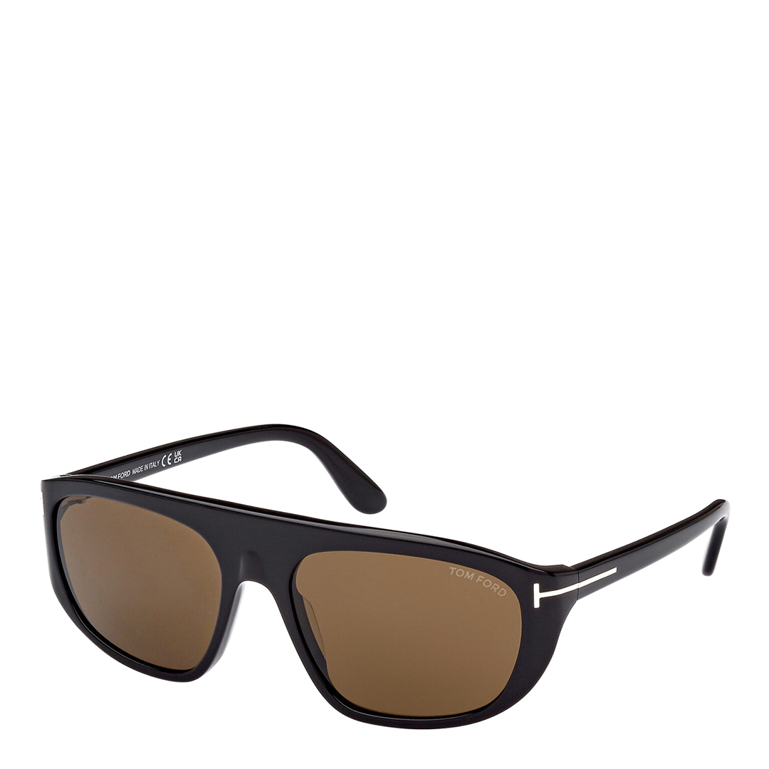 Unisex Black/Smoke Grey Tom Ford Sunglasses 58mm Unisex Black/Smoke Grey Tom Ford Sunglasses 58mm
