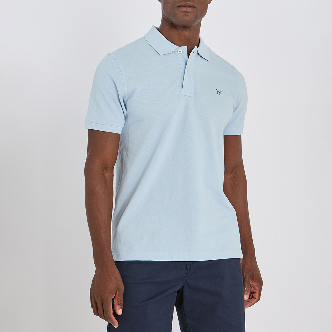 Light Blue Melbury Solid Polo Shirt