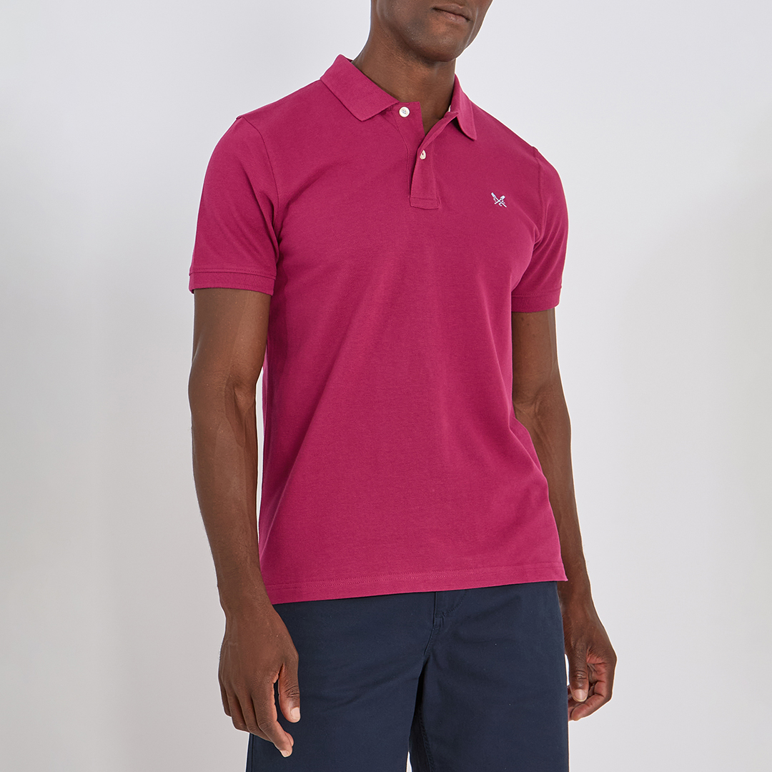 Pink Melbury Solid Polo Shirt