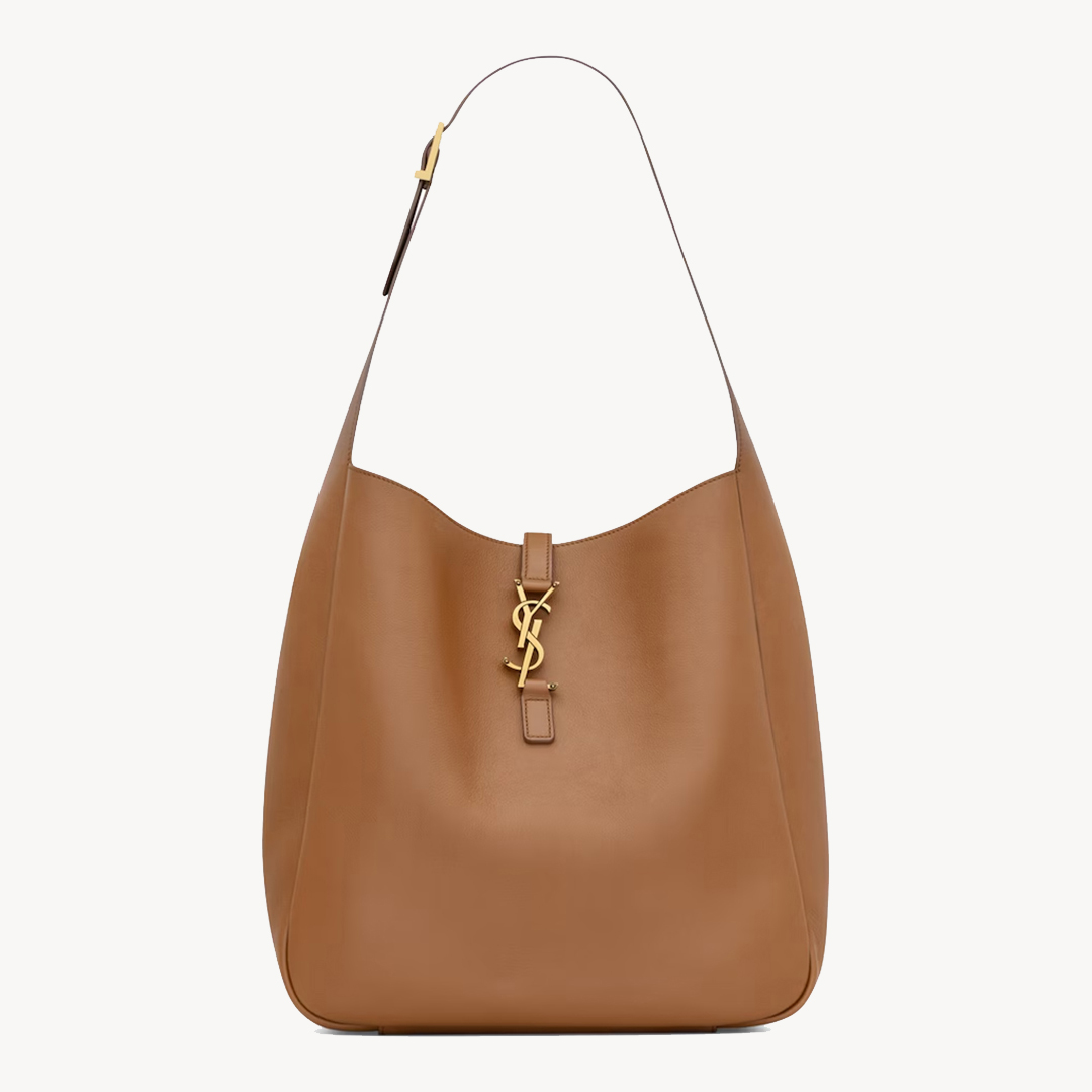 Saint Laurent Women's Brown  Large Calfskin Le 5 à 7 Shoulder Bag in Size Large, BrandAlley