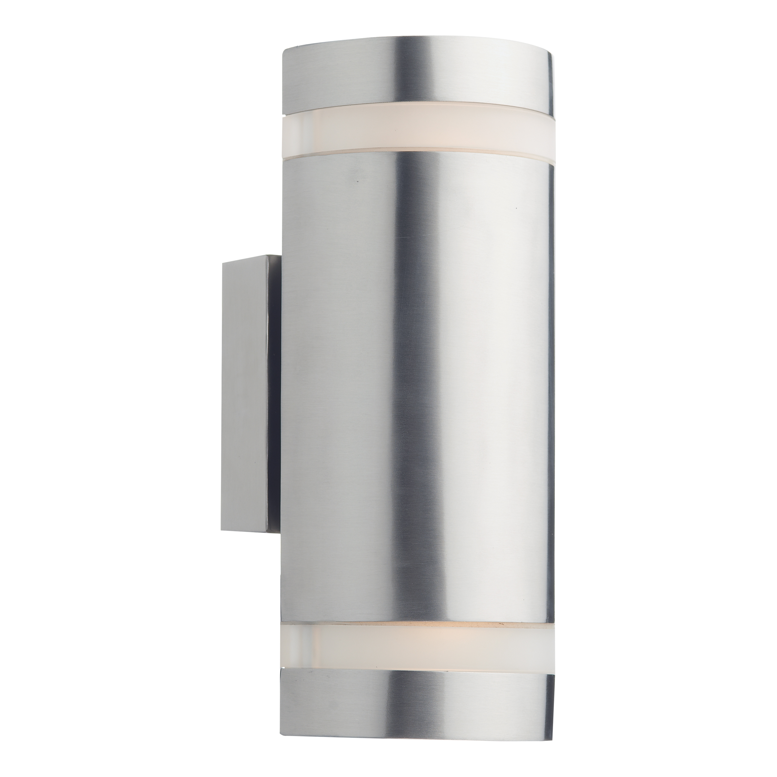 The Lighting Studio   Wessex Outdoor 2 Light Wall Light Stainless Steel LED IP44 in Size 2, BrandAlley