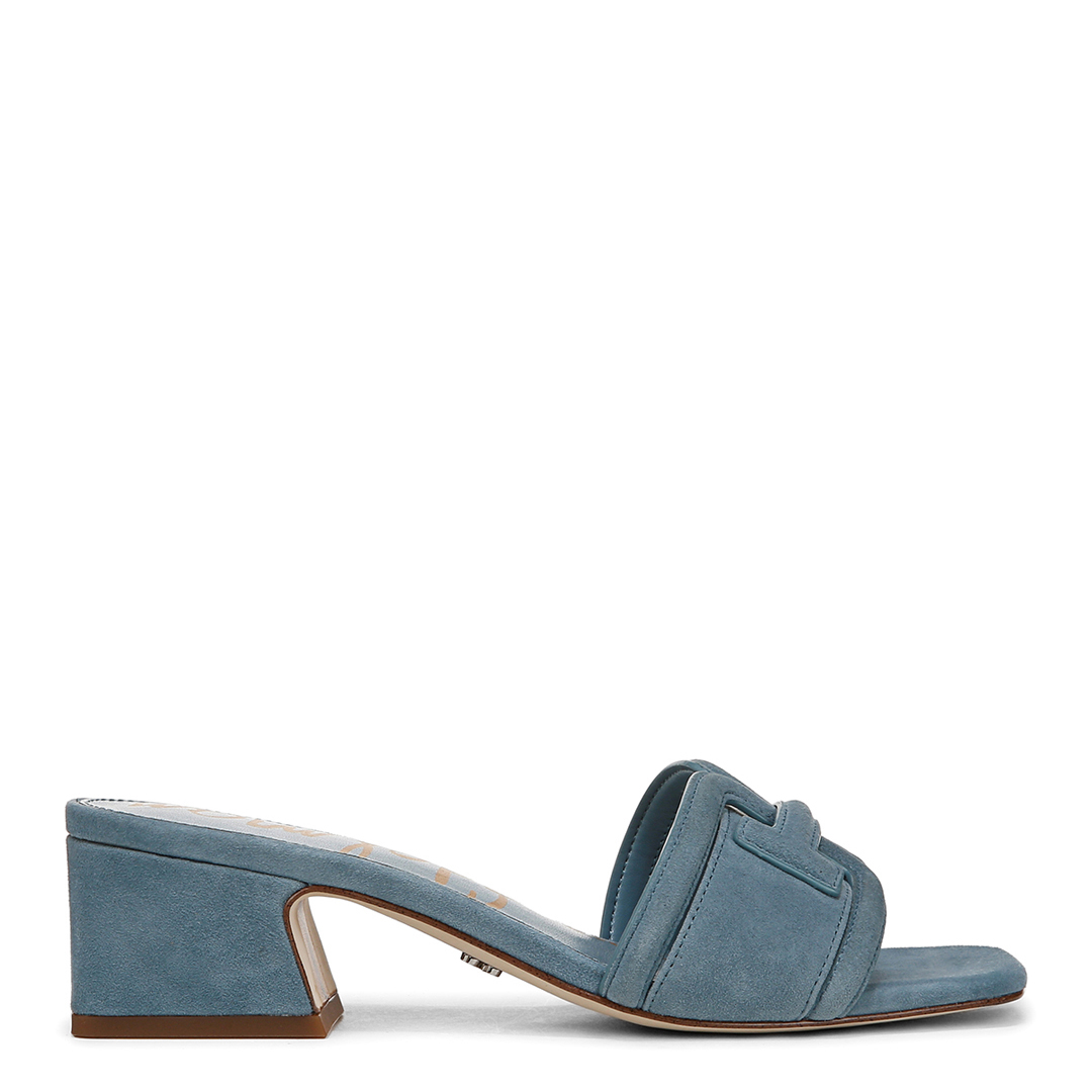 Sam Edelman Women's Dark Blue Waylon Heeled Mules - Size 3