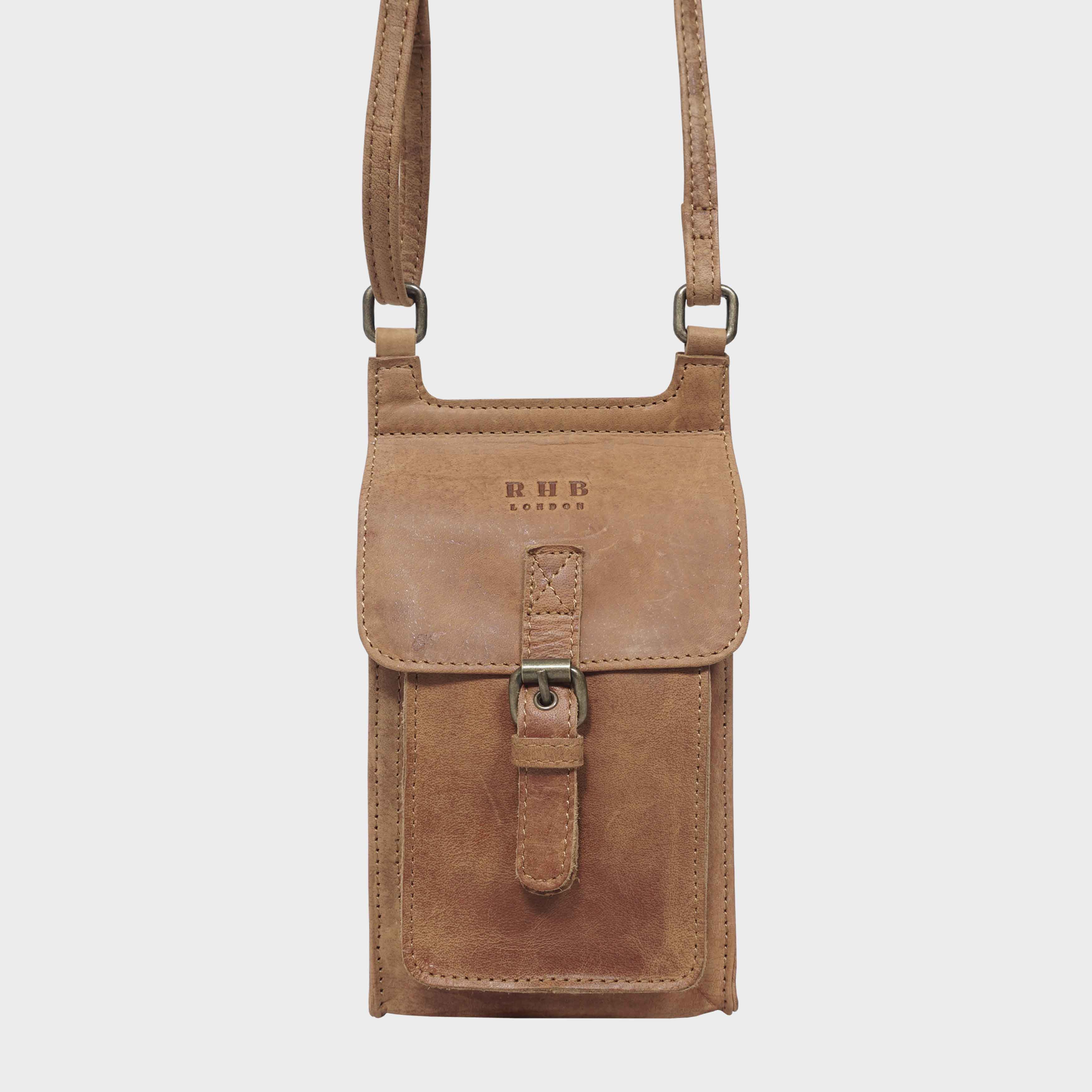 Real Hide Bags Women's  'MYLA' Real Leather Mobile Phone Crossbody Bag , BrandAlley