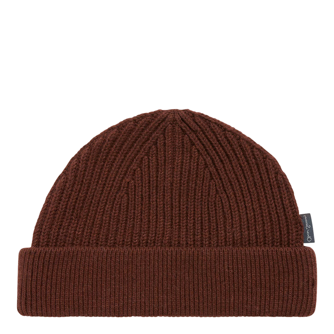 Burgundy Beccles Wool/Cashmere Ribbed Beanie Burgundy Beccles Wool/Cashmere Ribbed Beanie