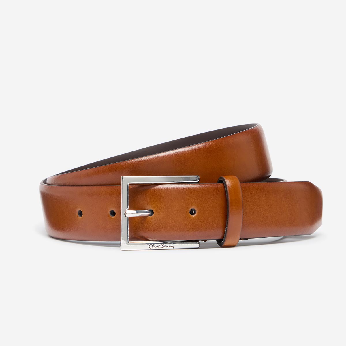 Oliver Sweeney Men's  Tan Teramo Calf Leather Belt in Size XL, BrandAlley