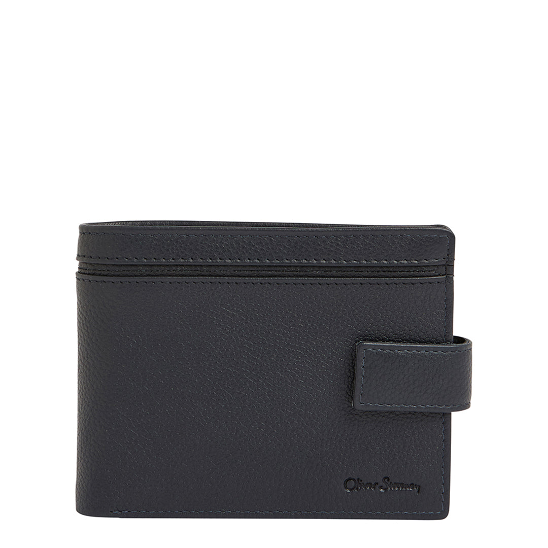 Oliver Sweeney Men's  Navy Hertford Leather Wallet , BrandAlley