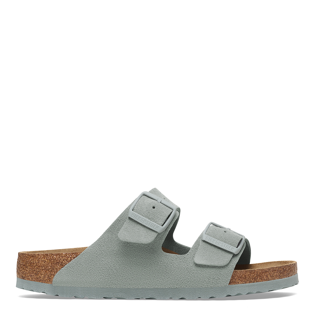 Unisex Pure Sage Arizona Suede Sandals