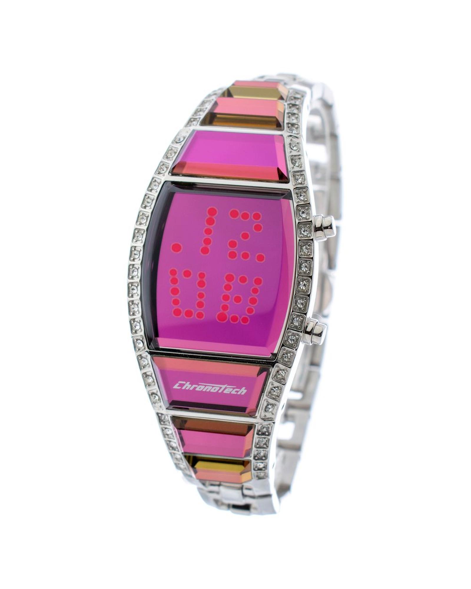 Chronotech LED Digital Watch - Silver Watches Chronotech LED Digital Watch - Silver Watches