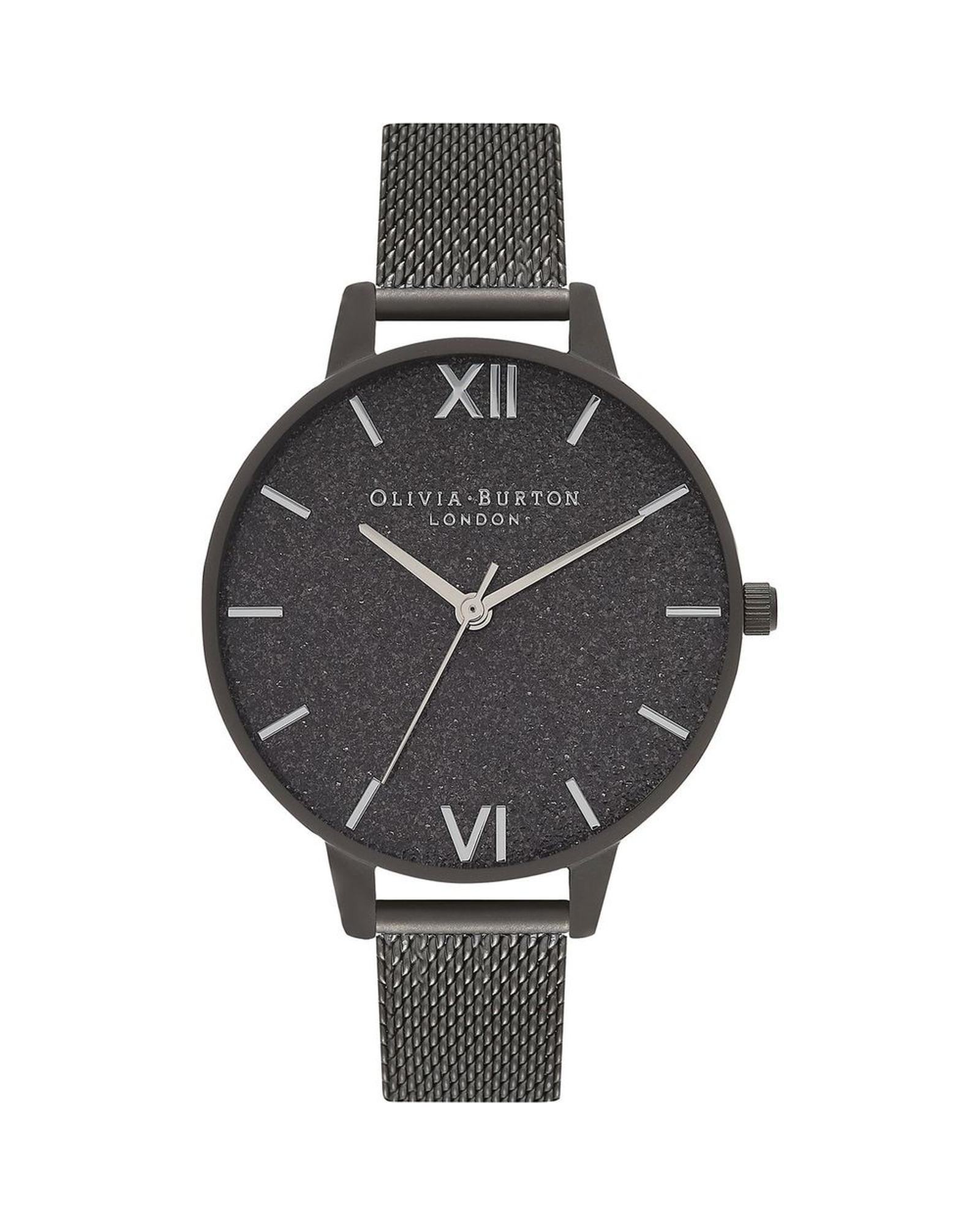 Olivia Burton Women's  Midi Mesh Watch Gunmetal OBM16GD49AC Wo - Black Watches , BrandAlley