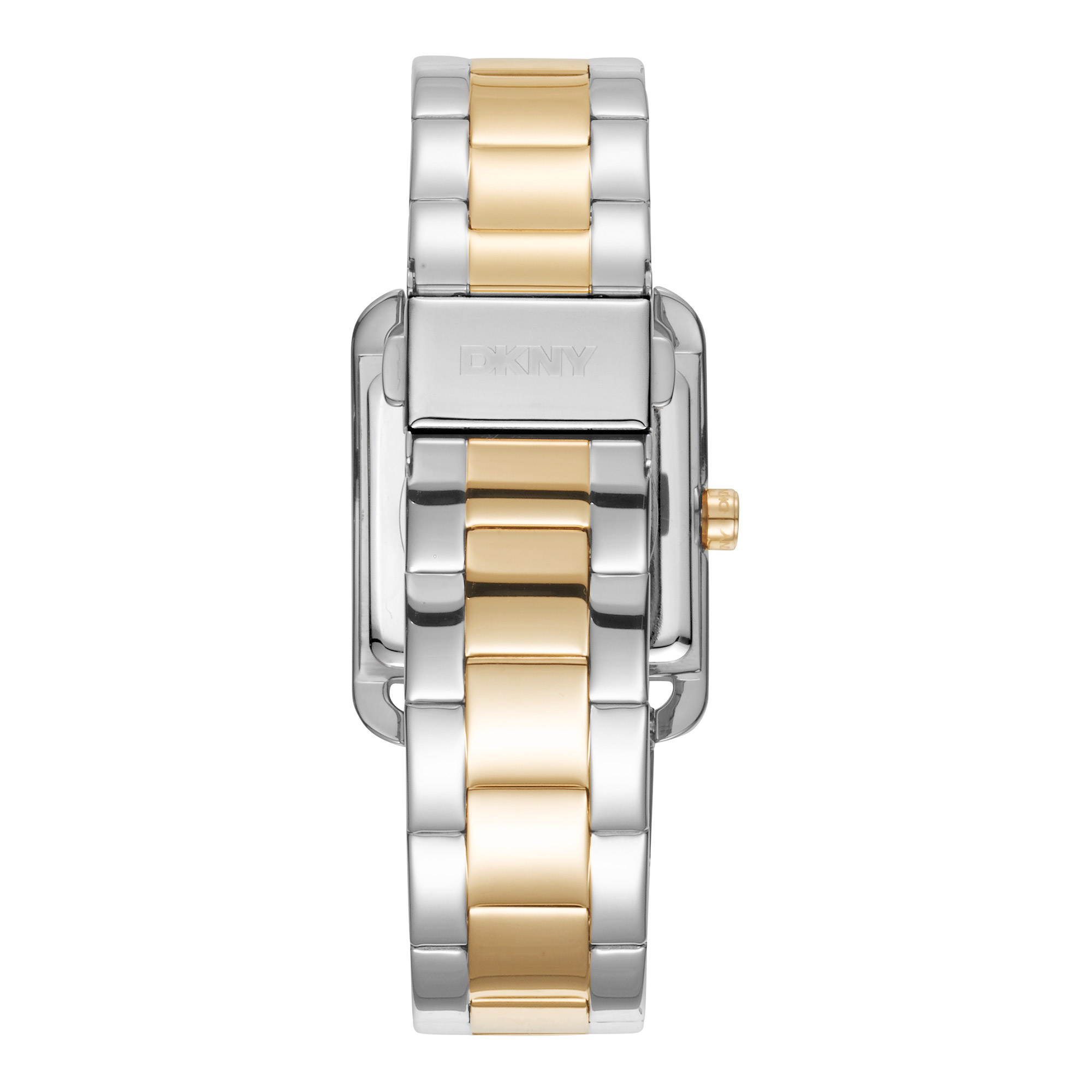 DKNY Women's  NY2487 Square TwoTone Watch Wo - Grey Watches in Size 30, BrandAlley