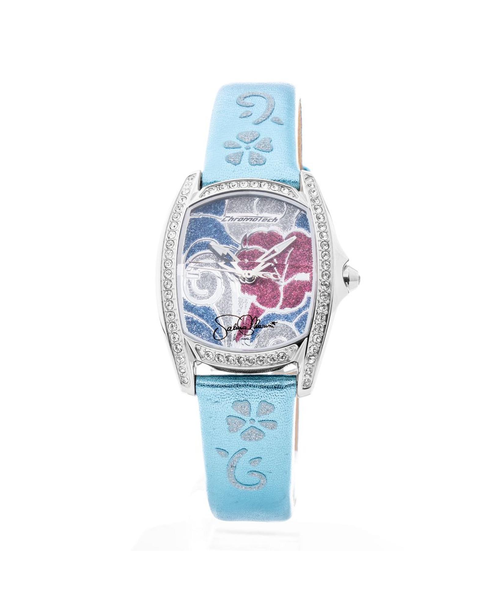 Sabrina Charm Floral Watch - Blue Watches Sabrina Charm Floral Watch - Blue Watches