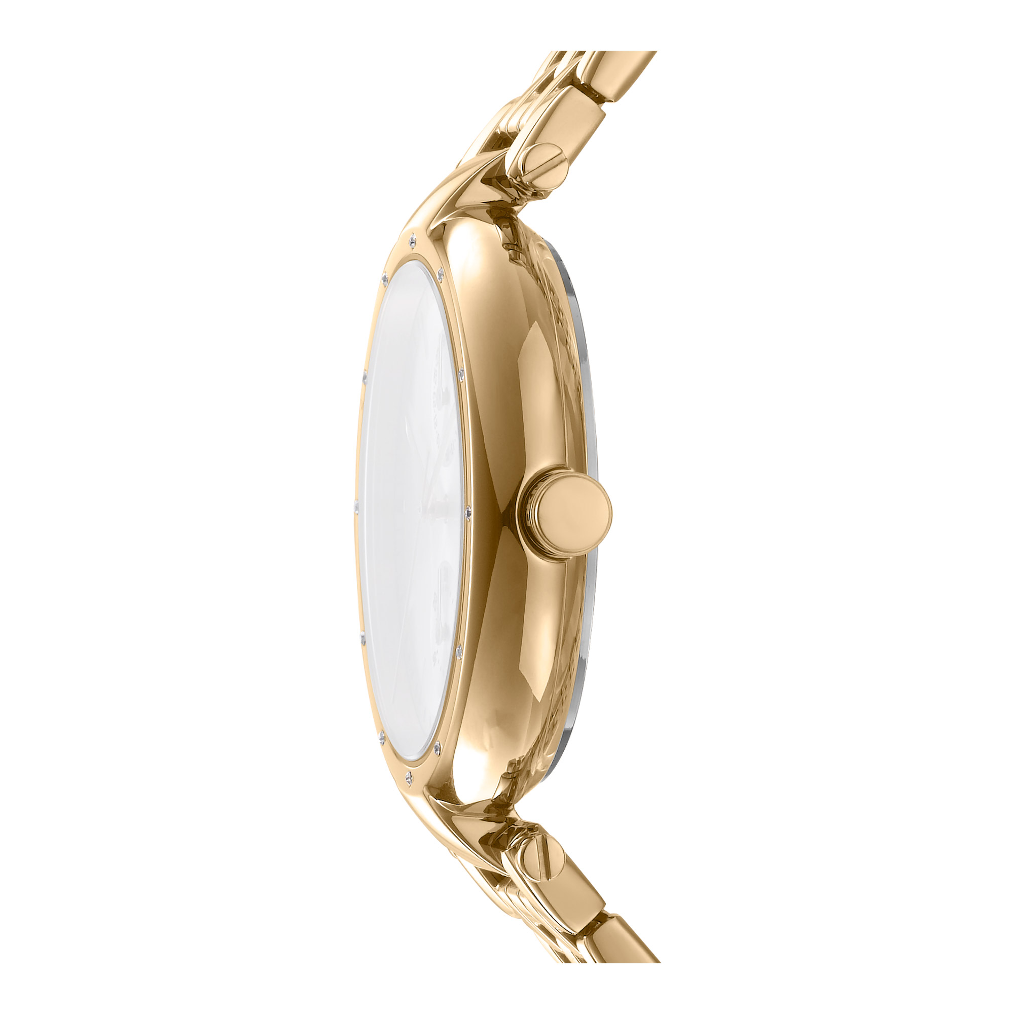 DKNY Women's  TwoHand Watch Gold Stainless Steel Wo - Yellow Watches , BrandAlley