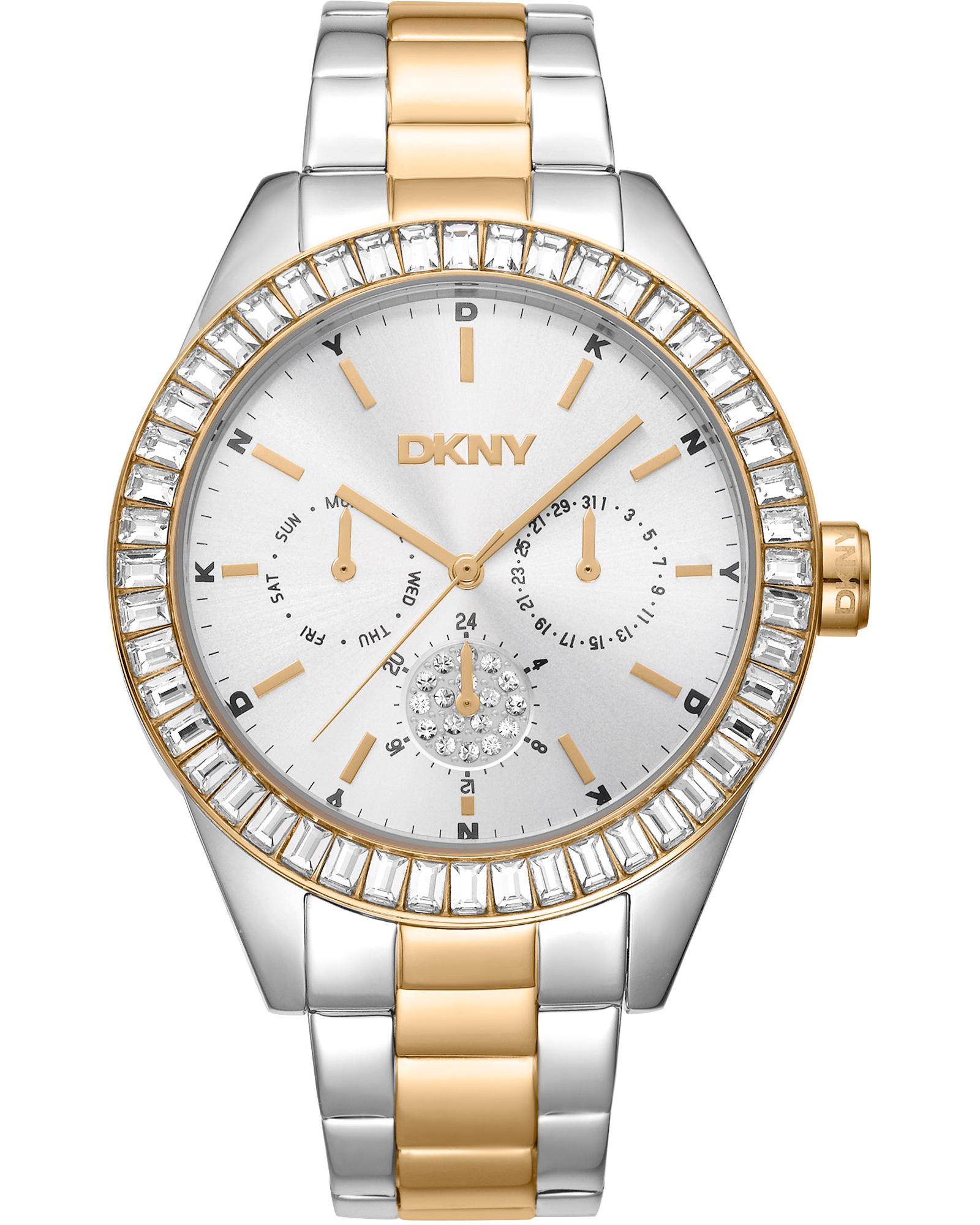 DKNY Women's   Grey Ny8277 Twotone Crystal Watch Wo - Watches , BrandAlley