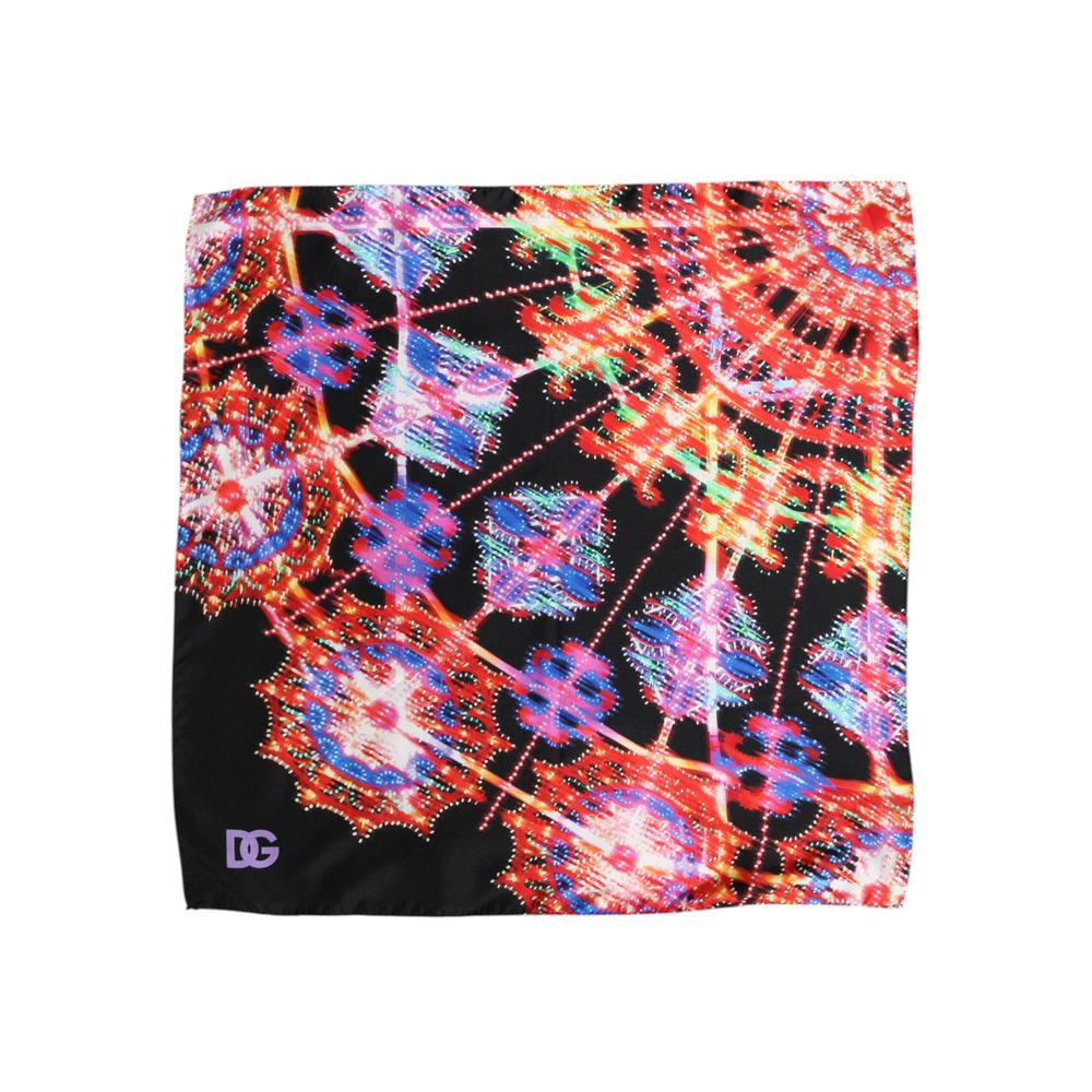 Dolce & Gabbana Printed Silk Scarf - Multicolor Scarves
