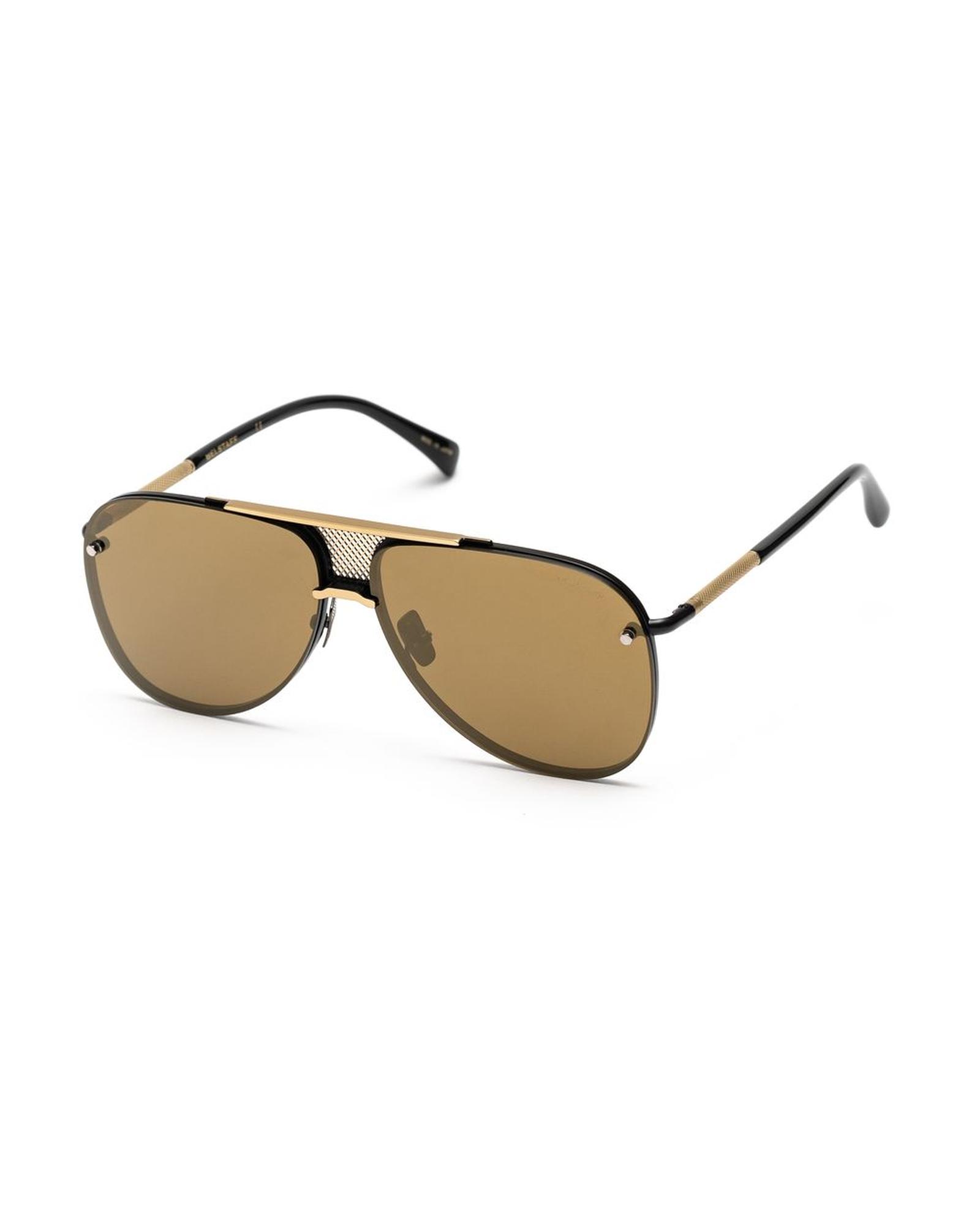 Belstaff Men's   Black  Titanium Sunglasses in Size 7, BrandAlley