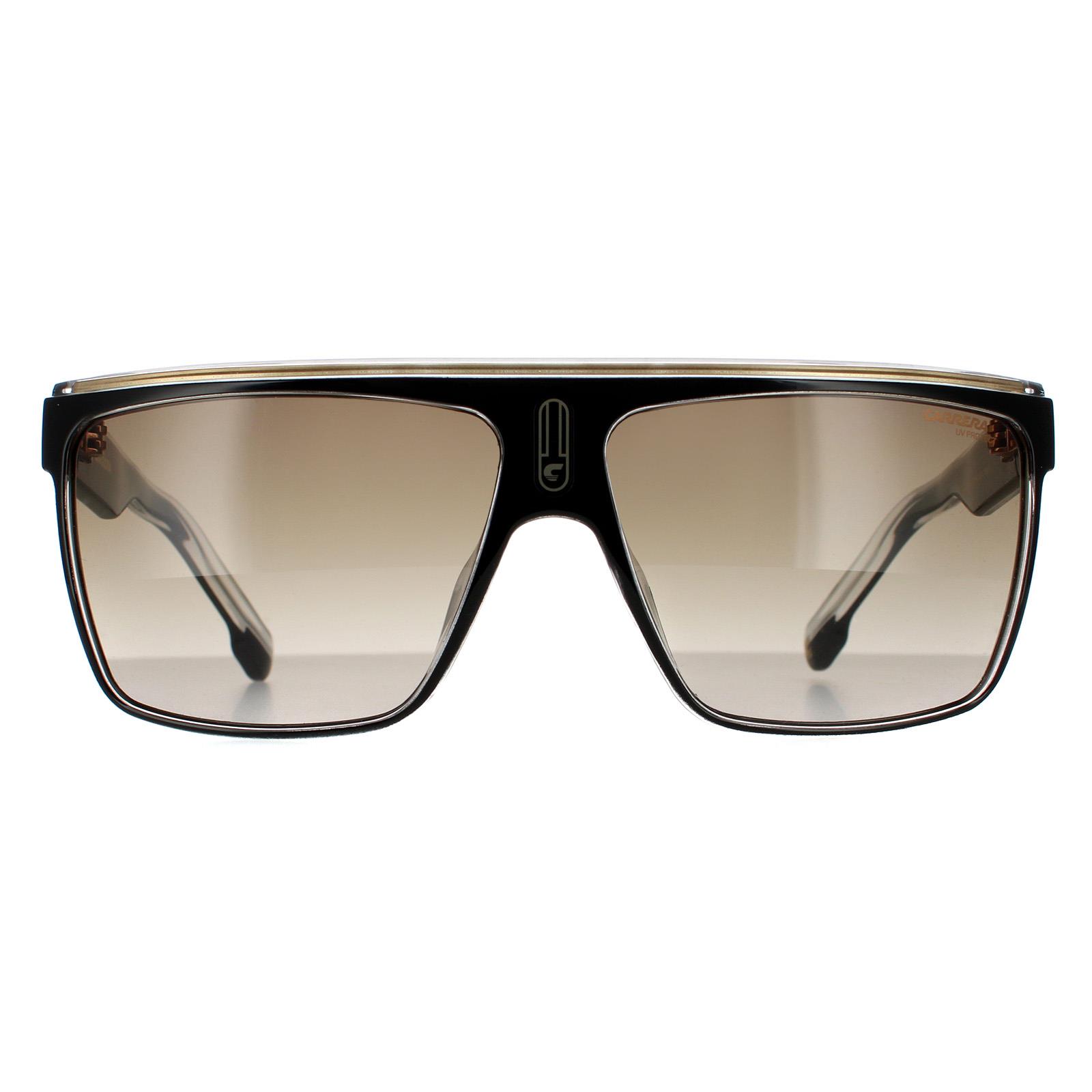 Carrera Men's   Black Sunglasses 22/N 2M2 Ha Gold Brown Gradient , BrandAlley