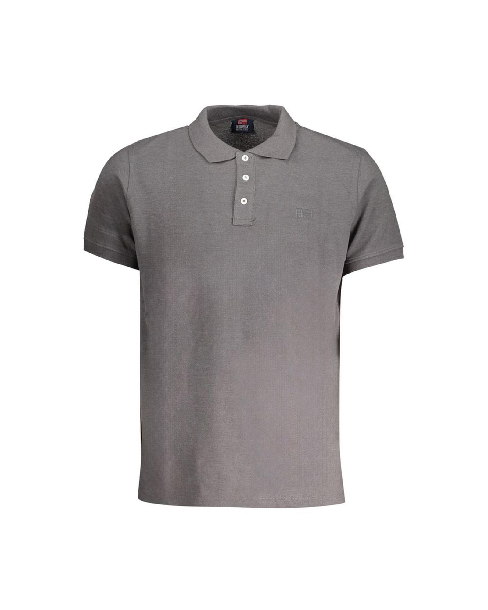Norway 1963 Classic Fit Polo Shirt Short Sleeve  - Gray - Size 2XL