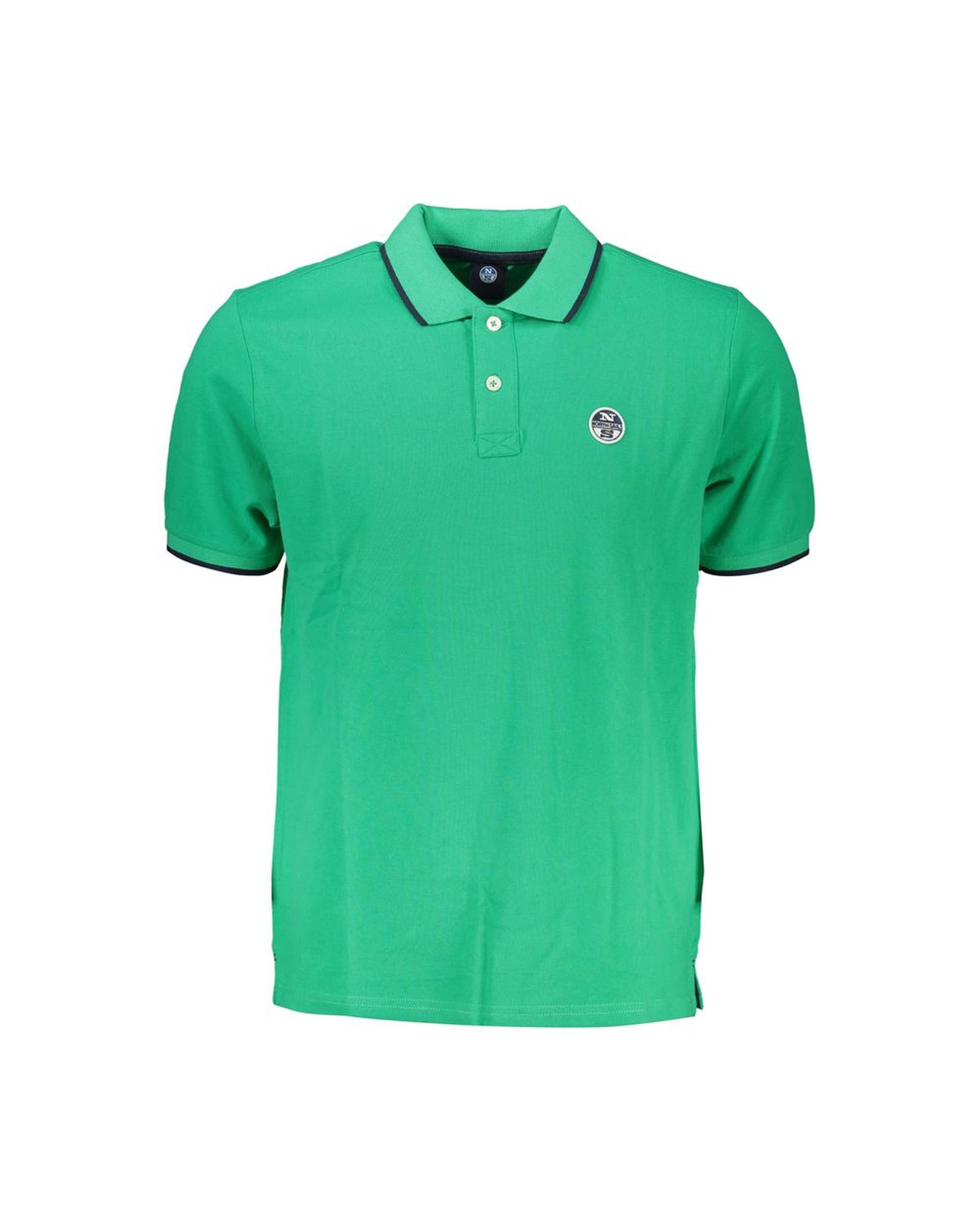 Polo Shirt Classic Fit Short Sleeve - Green Polos