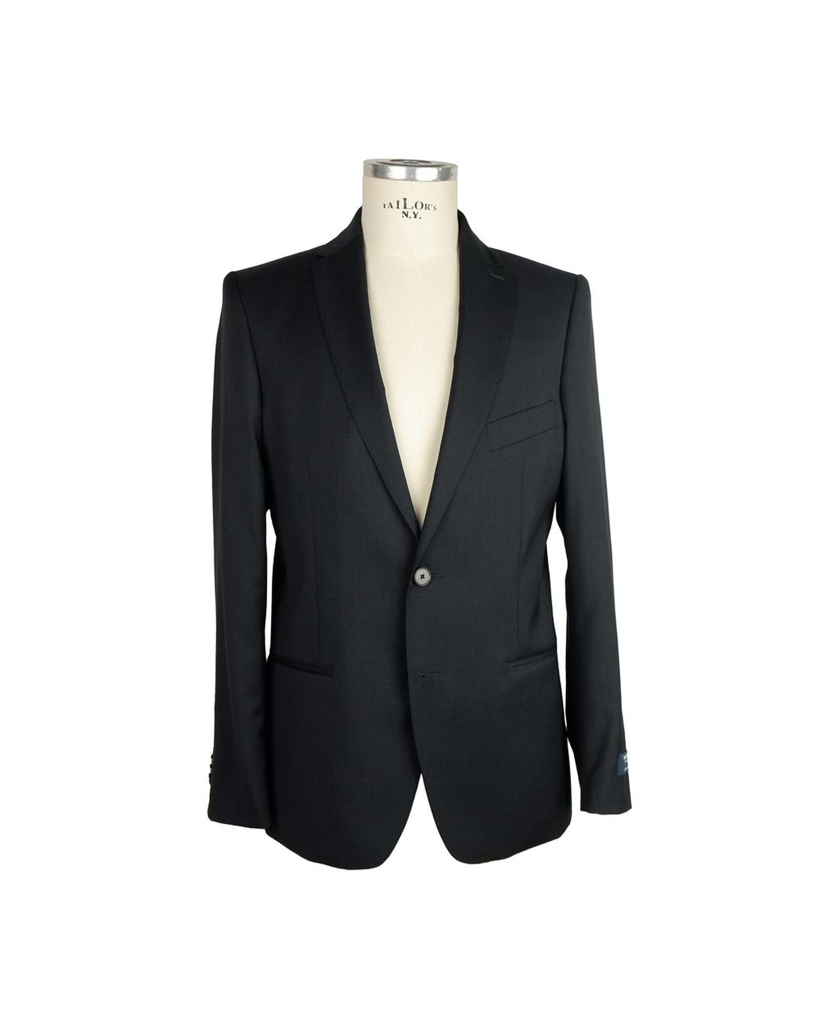 Classic Suit Jacket Tailored Fit - Black