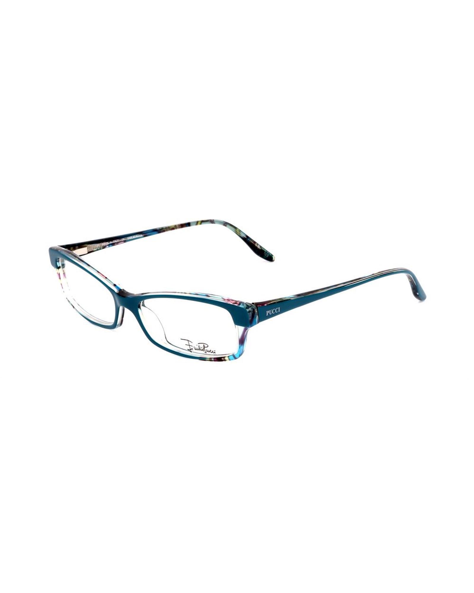 EP2649 Eyeglasses Teal Floral Frames Wo - Emilio Pucci - Modalova