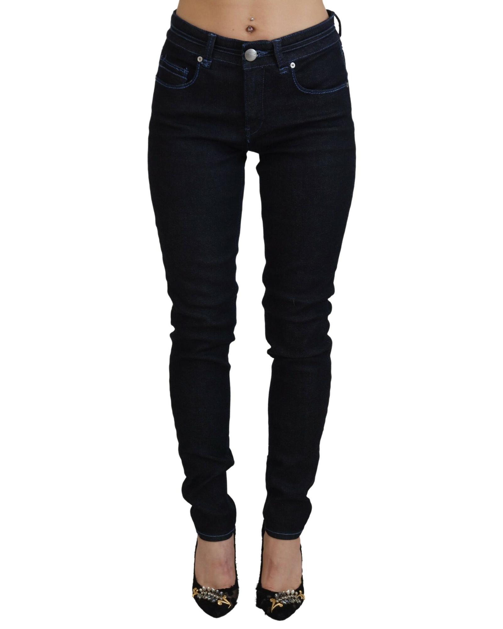 Acht Skinny Dark Wash Jeans Wo - Blue Jeans - Size 8
