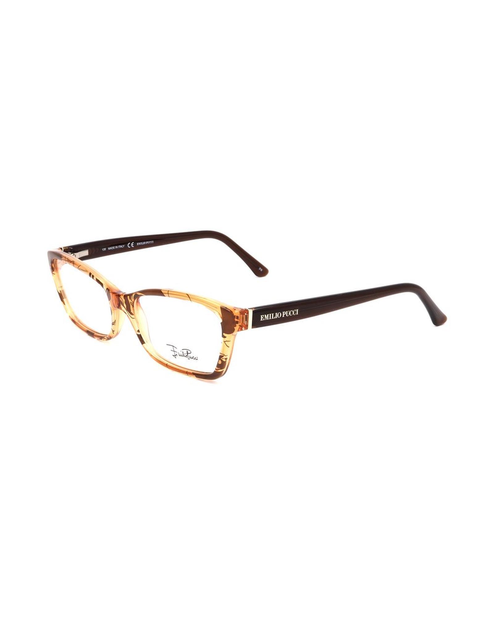 EP2715241 Havana Rectangle Eyeglasses Wo - Bicolor Frames - Emilio Pucci - Modalova